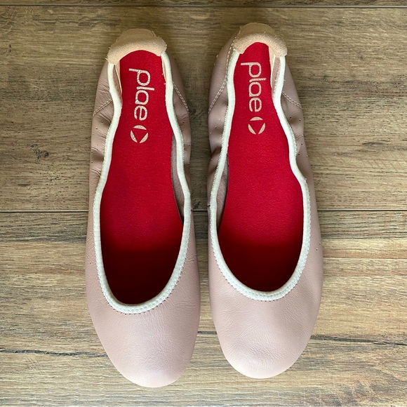 Plae Crosby Dusty Rose Ballet Flats - packable leather minimalist shoes - Picture 6 of 8